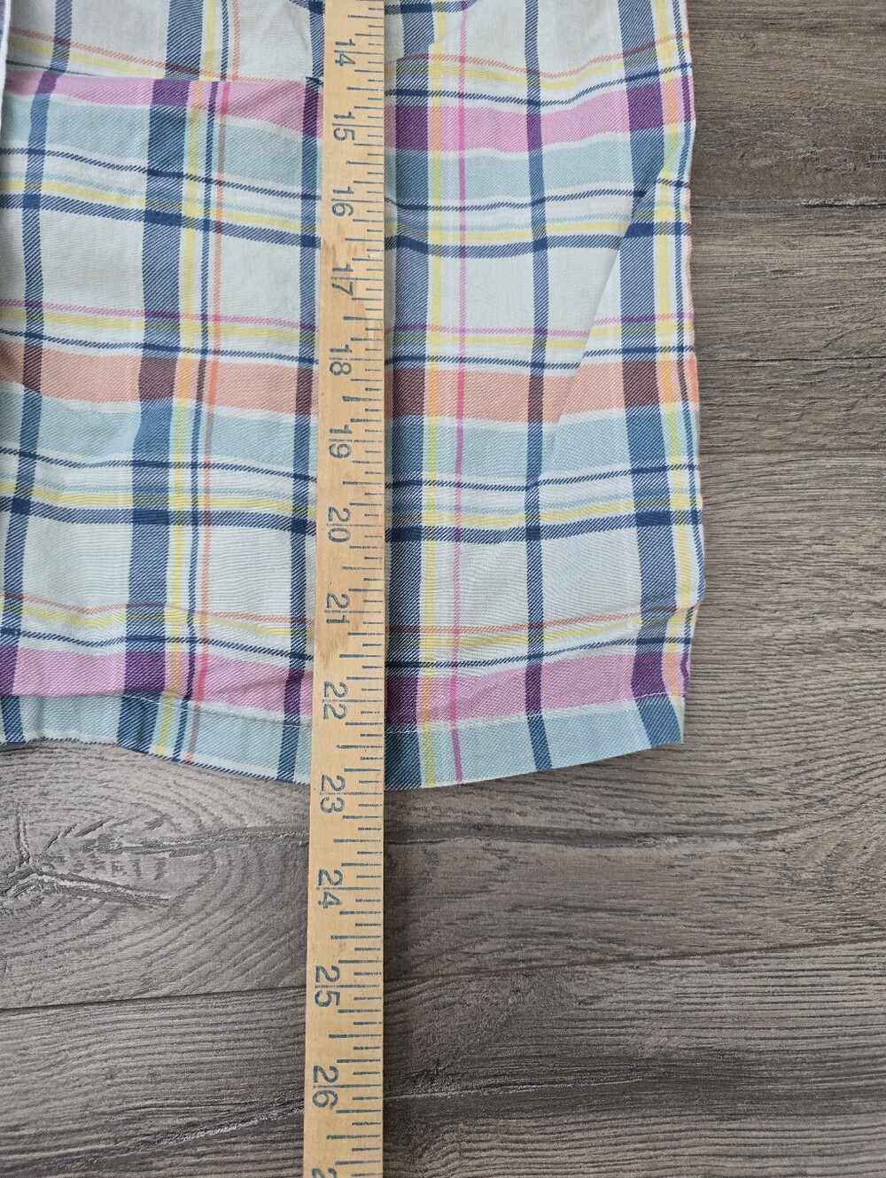 Vera Bradley Plaid Pajama Set Size XS Comfort Pastels Loungewear - Picture 4 of 10